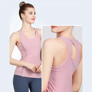 FS158 Professional Fitness Sportswear Body Length Vest with Chest Pad fitness &amp yoga wear