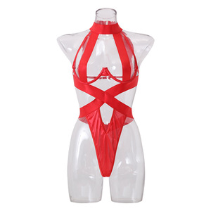 Une pièce grosse poitrine <span class=keywords><strong>Photo</strong></span> femmes sous-vêtements <span class=keywords><strong>Sexy</strong></span> vidéo taille haute noir Transparent <span class=keywords><strong>Sexy</strong></span> chaud défilé de mode Lingerie