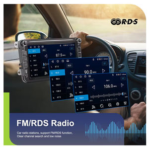 วิทยุติดรถยนต์ระบบแอนดรอยด์ขนาด 8 นิ้ว Podofo 4+64GB รองรับ Wireless CarPlay และ Android Auto ใช้ได้กับรถยนต์ VW/Seat/Skoda พร้อม GPS WIFI FM RDS - Product Image 3