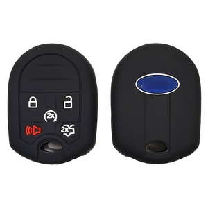 Vente en gros de housses de protection <span class=keywords><strong>pour</strong></span> clés en silicone souple à 5 boutons <span class=keywords><strong>pour</strong></span> Ford F-150 Raptor Edge Mustang Explorer Kuga - Product Image 5