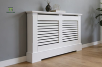 Cache-radiateur moderne blanc de qualité supérieure, OEM ODM pour les marques de meubles et d'ameublement européennes et américaines, grande taille 1500 mm pour salon