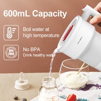 Ranbem 1026I Portable Électrique Pliable Voyage Chauffage Multifonctionnel Pliant Bouilloire Avec Eau Chaude Silicone Pichet Usage Domestique