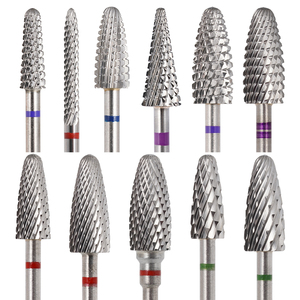 Têtes de ponçage de rechange pour le polissage du gel acrylique, pour fraises à ongles en carbure de tungstène, <span class=keywords><strong>machine</strong></span> de manucure électrique - Product Image 1