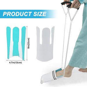 Seniors Sock Aid <strong>Device</strong> Anti-Slip <strong>Handle</strong> Putting-On Sock Helper Aide <strong>Tool</strong> for Disabled No Bending Required Exercise Equipment - Product Image 6