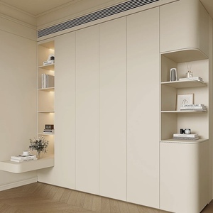 Armoires/Penderies Modernes en <span class=keywords><strong>Bois</strong></span> <span class=keywords><strong>Massif</strong></span> Personnalisables, Design Autoportant, Portes Coulissantes, Disposition et Taille Personnalisables pour Ameublement Domestique - Product Image 1