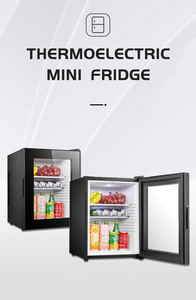 Réfrigérateur à boissons Vanace 40 litres <span class=keywords><strong>noir</strong></span> Mini réfrigérateur à <span class=keywords><strong>porte</strong></span> en verre sans bruit - Product Image 6