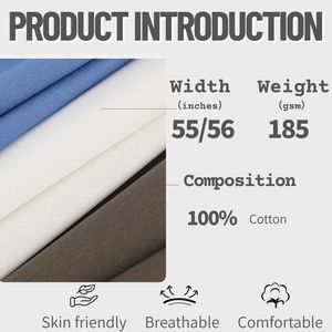 70S mercerized Pima Cotton 1x1 sườn vải dệt kim 185gsm mềm Stretch sang trọng tỏa sáng thời trang vải cho T-Shirts và lớp cơ sở Tops - Product Image 2