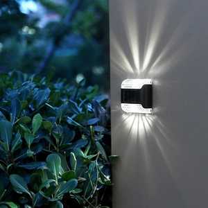 Solar <b>LED</b> Polycarbonate <b>Diffuser</b> Waterproof Wall Light Night Light Decorative Fence Light for Outdoor Garden Courtyard - Product Image 1