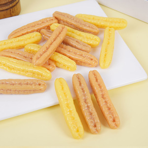 Modelo realista de barra de masa frita de 6.5 cm, divertida comida falsa, miniatura de comida DIY para llavero/decoración de bolso. - Product Image 4