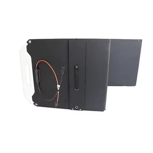 Panel Solar Plegable Monocristalino Portátil de 200W, 24.2V, Negro, 23% de Eficiencia, Precio Directo de Fábrica, para Camping y Viajes - Product Image 4