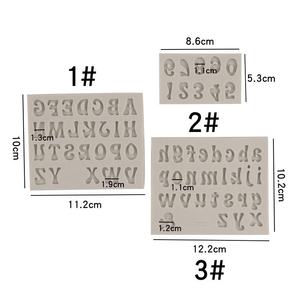 Molde de Silicona para Chocolate y Dulces, Diseño de Números y Letras Árabes, para Hacer Pasteles de Cumpleaños Caseros - Product Image 5