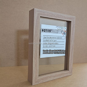 <span class=keywords><strong>Cadre</strong></span> photo flottant en bois MDF avec <span class=keywords><strong>double</strong></span> vitrage, nouveau design, pour photos de famille et de bébé, vente en gros - Product Image 2