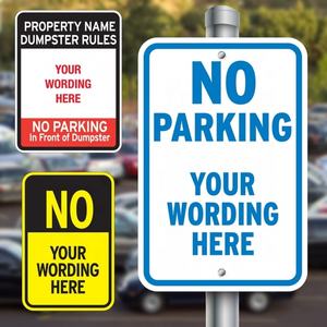 الأكثر مبيعًا تعكس علامات السلامة المرورية علامات تحذير عاكسة مخصصة من الألومنيوم - Product Image 1