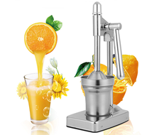 Extracteur de jus de citron, presse-agrumes Orange 2000E 7 haute qualité commerciale frais noir ensemble acier inoxydable