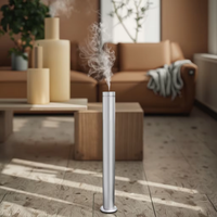 Diffuseur d'huile parfumée de luxe en aluminium de 100 ml avec logo personnalisé, alimentation électrique USB pour hôtel et usage domestique