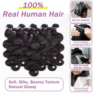 <span class=keywords><strong>ผม</strong></span>เวียดนามแท้แบบไม่ผ่านกระบวนการ 15A  แบบ Body Wave  ความยาว 10-30 นิ้ว สีธรรมชาติ # 1B ดับเบิ้ลเวฟท์ - Product Image 3