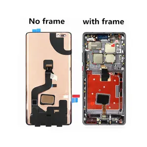 Hua wei Mate 40 için Mate40 pro ön panel LCD ekran meclisi RS saf eleman çerçeve ile dokunmatik digitizer