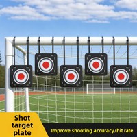 Cible de tir suspendue pour entraînement de football, équipement auxiliaire de précision pour le basketball et le volleyball, avec plumes de canard