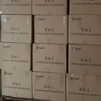 Mesin Printer Sublimasi Laris Manis 29x38 Mesin Press Panas Transfer untuk Kaos Polos Mesin Press Panas 8 in 1