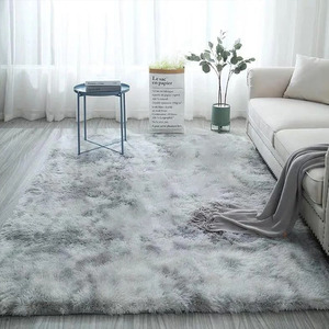 Thảm trải sàn lông xù mềm mại, kích thước lớn, màu trơn, xuất xứ Trung Quốc, bán buôn, dành cho phòng khách - Product Image 1