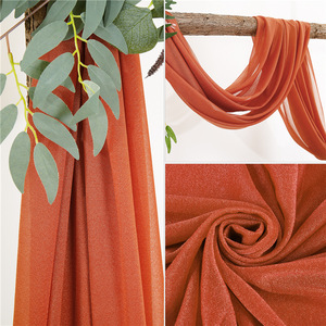 Tissu de draperie de <span class=keywords><strong>mariage</strong></span> en mousseline blanche, rideau de plafond, draperie de décoration pour fête de <span class=keywords><strong>mariage</strong></span> - Product Image 3