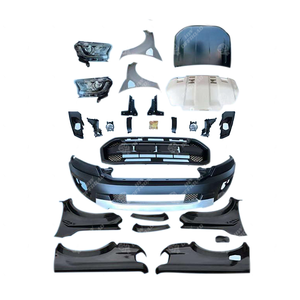 Raptor Phong Cách Bodykit Cho 2012-2014 Ford Ranger T6 Chuyển Đổi Nâng Cấp Để T7 T8 Cơ Thể Kit LED Đèn pha Bộ Phận Cơ Thể Bumper Facelift - Product Image 3