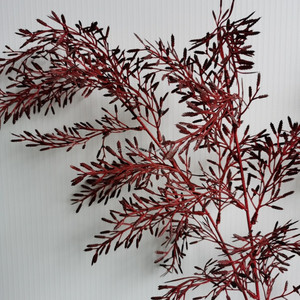 Erba Danzante Codariocalyx a Stelo Singolo, Piante Finte Realistiche Rosse Cinesi 112cm, Stile Europeo per Hotel e Matrimoni - Product Image 4