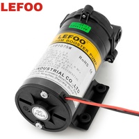 LEFOO 75gpd Système d'eau industriel dans les maisons Pompe de surpression RO 1800 ml/min Pompe de surpression à membrane Ro