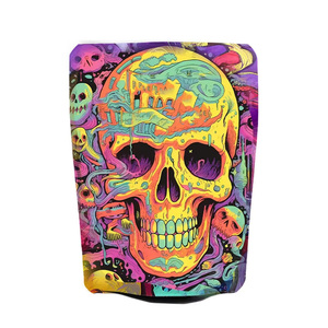 Bolsa de Mylar Personalizada a Prueba de Humedad para Halloween, con Cierre de Cremallera Multicapa, para Envolver Dulces, Galletas, Chocolate, Bocadillos y Regalos - Product Image 2