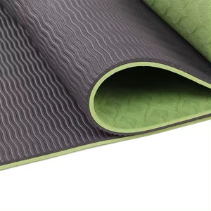 Tapete de Yoga TPE Deportivo para Gimnasio, Antideslizante, 6mm, con Logotipo Personalizado, Impresión UV, Ecológico, Doble Capa, BG-03, Dropshipping - Product Image 4