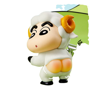 100% Original MINISO Crayon <span class=keywords><strong>Shin</strong></span>-<span class=keywords><strong>Chan</strong></span> Adorable PVC Animal Butt Series Figura Linda caja ciega - Product Image 3