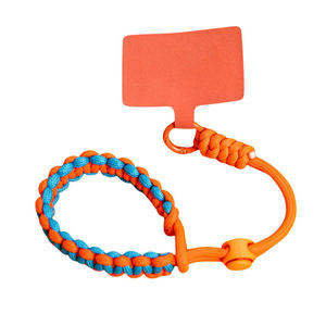 Adjustable Handmade Braided Nylon Phone Lanyard Wrist Strap Outdoor Anti-Lost Mobile Phone Strap Promotional Mobile Phone