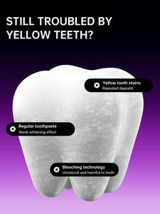 Dentifricio sbiancante per denti viola di grado professionale La Formula 3-in-1 sbianca rinfresca la Formula di menta alito in formato da viaggio - Product Image 5