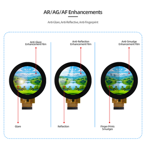 หน้าจอ <span class=keywords><strong>LCD</strong></span> ทรงกลม TFT IPS ขนาด 1.28 นิ้ว 1.6 นิ้ว 2.1 นิ้ว 3.4 นิ้ว ความละเอียด 480*480 หน้าจอสัมผัสทรงกลม 2.1 นิ้ว 480x480 - Product Image 3