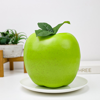 Kunstmatige fruit, levensechte kunstmatige schuimappels van hoge kwaliteit, grote appel voor Halloween, Kerstmis, feest, bruiloft, vakantiedecoratie