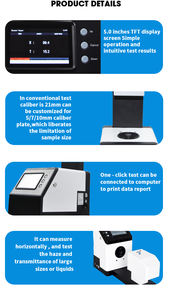 Opacimètre SKZ120A ASTM D1746 – Testeur de Transmittance et de Translucidité - Product Image 4