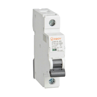 Disjoncteur MCB de type JVM16-63 1P B/C/D, montage sur rail DIN 35 mm, norme IEC, protection électrique domestique/commerciale/industrielle