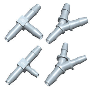 Conectores Industriales para Mangueras JU PipeFitting, Conexiones en T de Plástico PP, Material PP, de 1.6mm a 19.05mm - Product Image 5