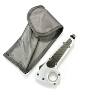 Cuchillo de Camping de Alta Calidad Micro Tech Edición Aluminio, Herramienta EDC de Bolsillo, Acero Inoxidable, Mango de Aluminio OEM
