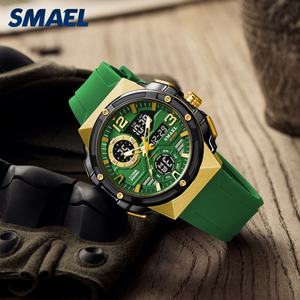 นาฬิกา SMAEL 8118 ดีไซน์ใหม่ นาฬิกาสปอร์ตโครโนกราฟแบบอนาล็อกและดิจิตอล กันน้ำ นาฬิกาอิเล็กทรอนิกส์แบบดิจิตอล - Product Image 2