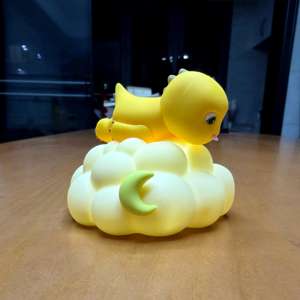 Jouet d'art en PVC Designer Nailong, Lumière activée par le toucher, Sculpture <span class=keywords><strong>de</strong></span> bureau esthétique limitée pour collectionneurs, sous licence officielle - Product Image 5