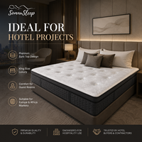 Matelas au meilleur prix de gros, matelas en tissu gaufré de haute qualité, matelas en latex naturel fabriqué en Chine, matelas pour chambre d'hôtel