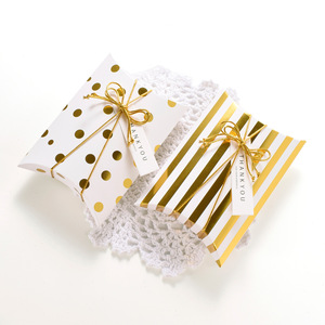 Hotly Sold <strong>Christmas</strong> Candy Boxes Newly Developed Paper Favor <strong>Pillow</strong> Gift Treat Boxes for Xmas Matt Lamination Glasses Watches - Product Image 3