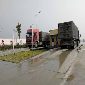 80 톤 트럭 체중계 중량 교량 규모에 따른 운송산업 효율 100 톤 증대 - Product Image 5