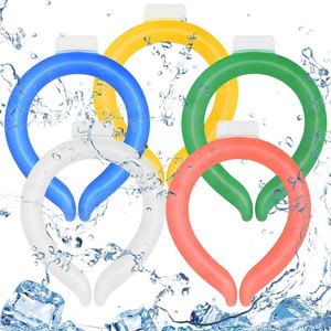 Enfriador de cuello reutilizable, tubo de refrigeración de cuello para verano, refrigeración interior exterior y disipación de calor, envoltura de cuello de refrigeración portátil - Product Image 1