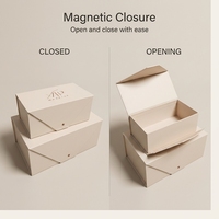 Boîte cadeau magnétique de luxe personnalisée de haute qualité avec logo, boîte en papier rigide pliable et recyclable, ruban, OEM, vente en gros