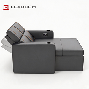 Poltrona Reclinabile Elettrica LEADCOM LS-B865 Dino <span class=keywords><strong>in</strong></span> Vera Pelle, Zero Gravity, per Cinema VIP e Teatro Commerciale - Product Image 4