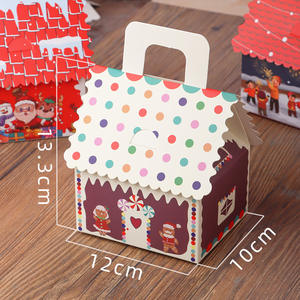 Caja de chocolate turrón Navidad pan de jengibre <span class=keywords><strong>Casa</strong></span> Caja de galletas de caramelo - Product Image 5