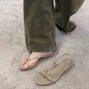 Sandalias Romanas Planas de Moda Casual para Mujer, Estilo Minimalista, para la Playa, el Mar y el Aire Libre, Sandalias Cómodas - Product Image 1