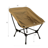 Fauteuil lune rectangulaire léger en aluminium pliable portable avec dossier pour la pêche, l'extérieur, la plage et l'hôpital - Vente en gros